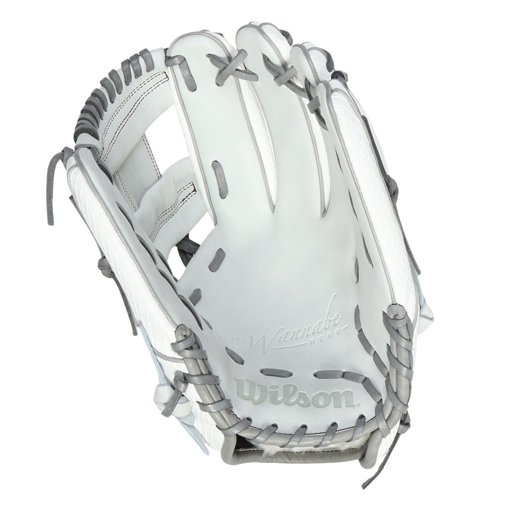 ウイルソン（Wilson）（メンズ、レディース）軟式用グラブ 内野手 野球グローブ ワナビー ヒーロー デュアル Wannabe Hero DUAL 87 WBW102447