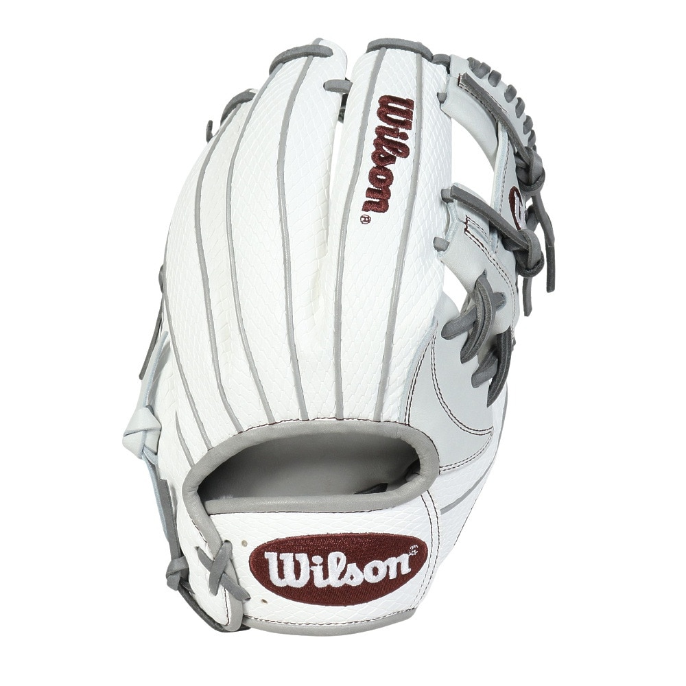 ウイルソン（Wilson）（メンズ、レディース）軟式用グラブ 内野手 野球グローブ ワナビー ヒーロー デュアル Wannabe Hero DUAL 87 WBW102447