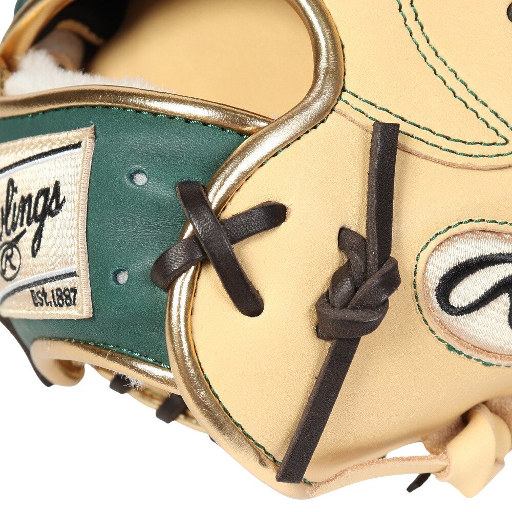 ローリングス（Rawlings）（メンズ）軟式用グラブ 内野手 野球グローブ 一般 HOH Wizard ウィザード GR4FHWN52MG-CAM/DGRN