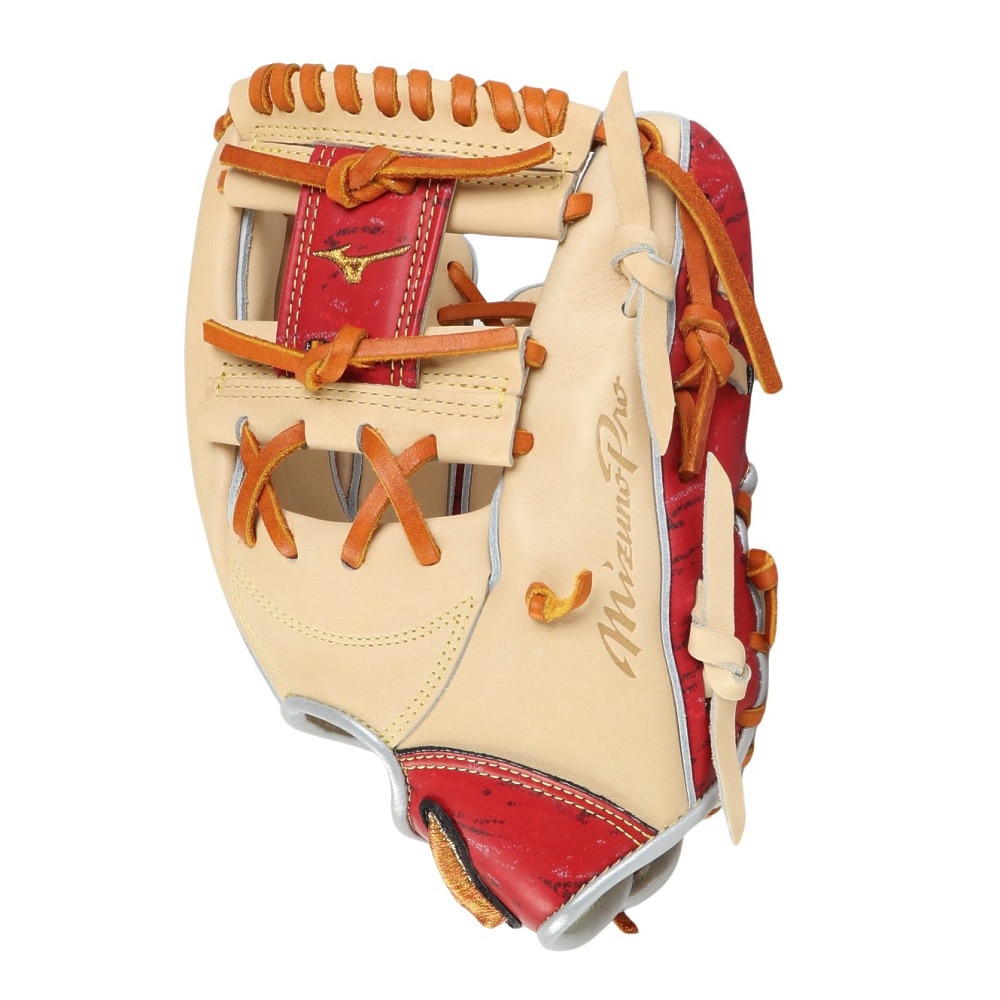 ミズノ（MIZUNO）（メンズ）軟式用グラブ 内野手 野球グローブ 一般 ミズノプロ 2024セレクションB 1AJGR31203 80A5 お一人様一点まで