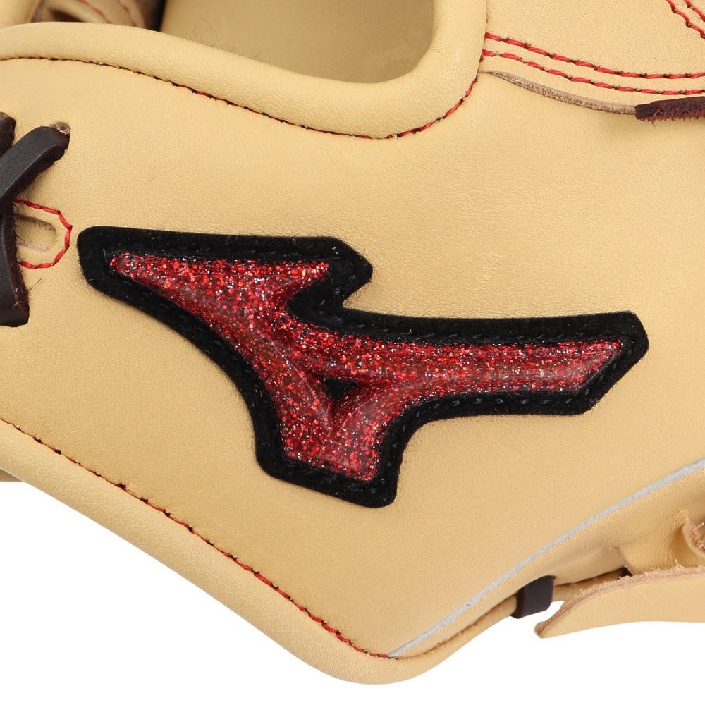 ミズノ（MIZUNO）（メンズ）軟式用グラブ 内野手 野球グローブ 一般 ウィルドライブ レッド AXI 1AJGR14213 8066