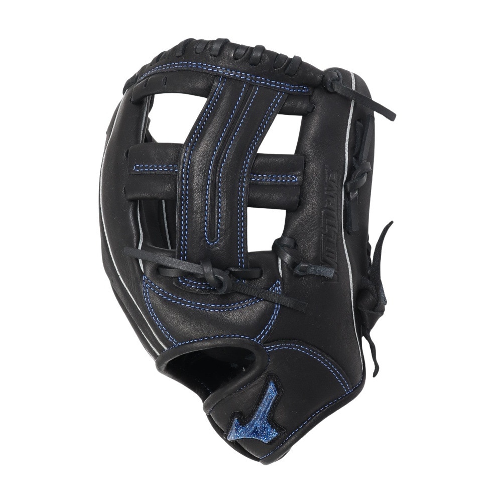 ミズノ（MIZUNO）（メンズ）軟式用グラブ 内野手 野球グローブ 一般 ウィルドライブ ブルー 24AW 1AJGR14903 09