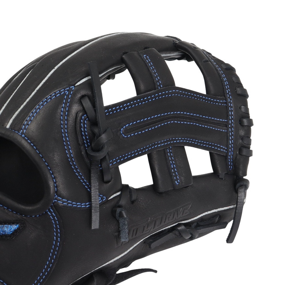 ミズノ（MIZUNO）（メンズ）軟式用グラブ 内野手 野球グローブ 一般 ウィルドライブ ブルー 24AW 1AJGR14903 09