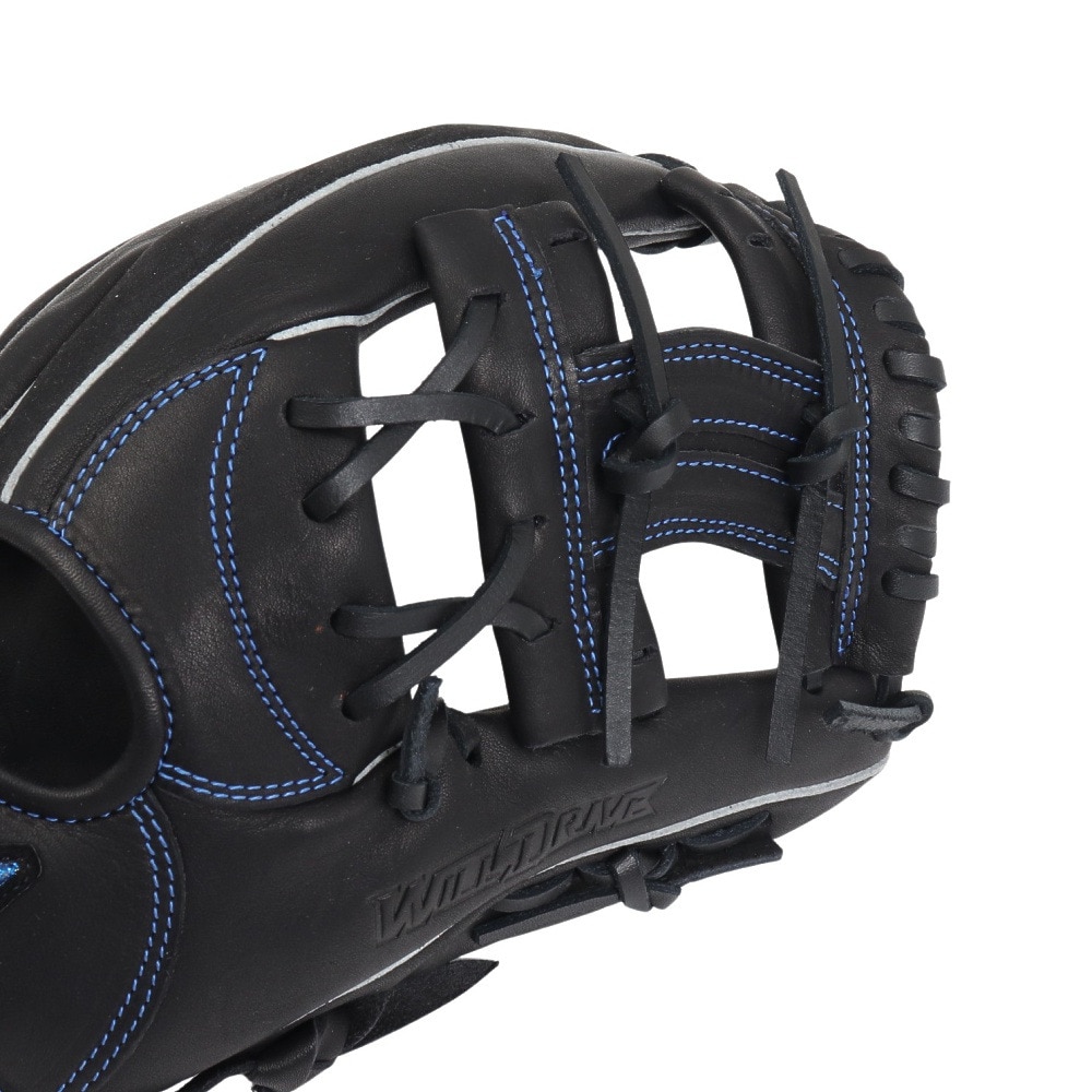ミズノ（MIZUNO）（メンズ）軟式用グラブ 内野手 野球グローブ 一般 ウィルドライブ ブルー 24AW 1AJGR14913 09