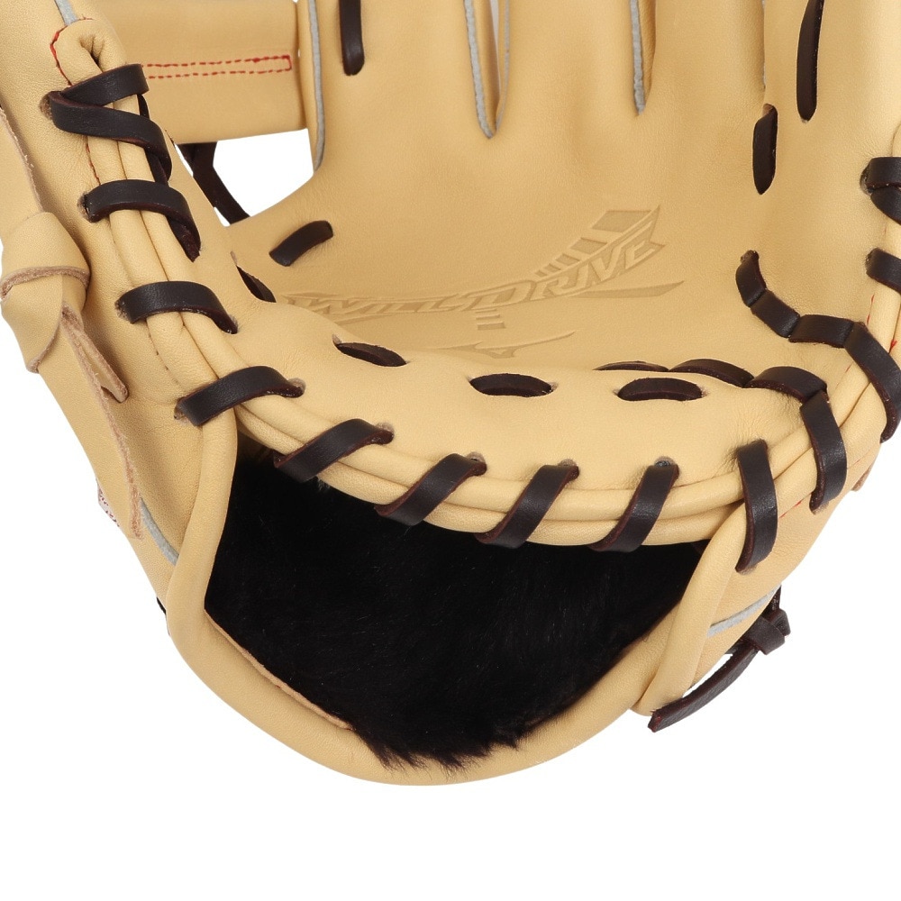ミズノ（MIZUNO）（メンズ）軟式用グラブ 内野手 野球グローブ 一般 ウィルドライブ レッド AXI 1AJGR14223 8066