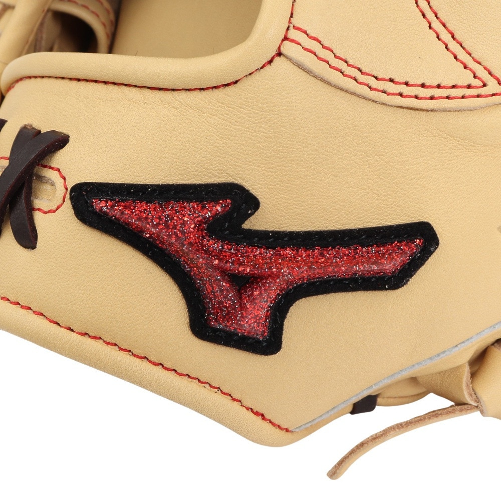 ミズノ（MIZUNO）（メンズ）軟式用グラブ 内野手 野球グローブ 一般 ウィルドライブ レッド AXI 1AJGR14223 8066