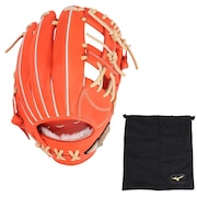 (メンズ)軟式用グラブ 内野手 野球グローブ グローバルエリート Hselection SIGNA AXI 24AW 1AJGR31703 5280