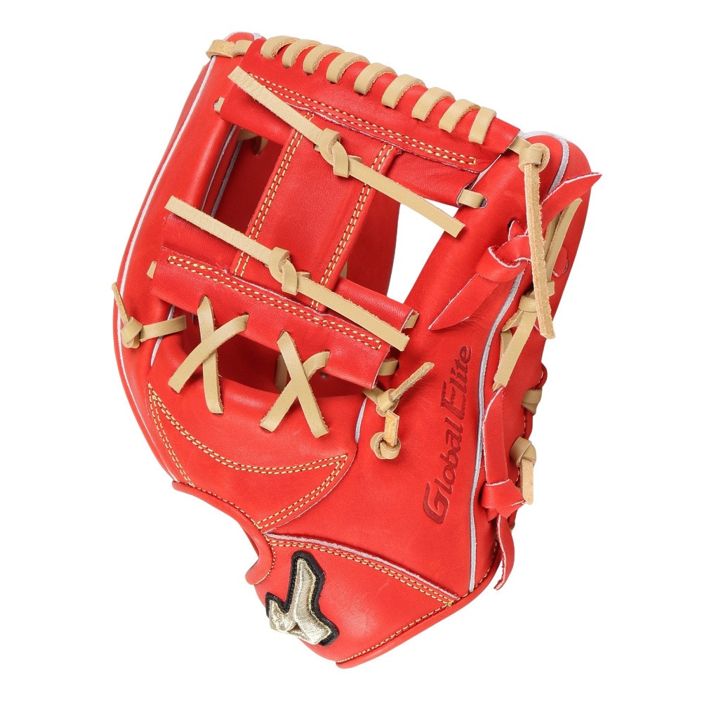 ミズノ（MIZUNO）（メンズ）軟式用グラブ 内野手 野球 一般 グローバルエリート プロフェッショナルセレクション 1AJGR32203 7080