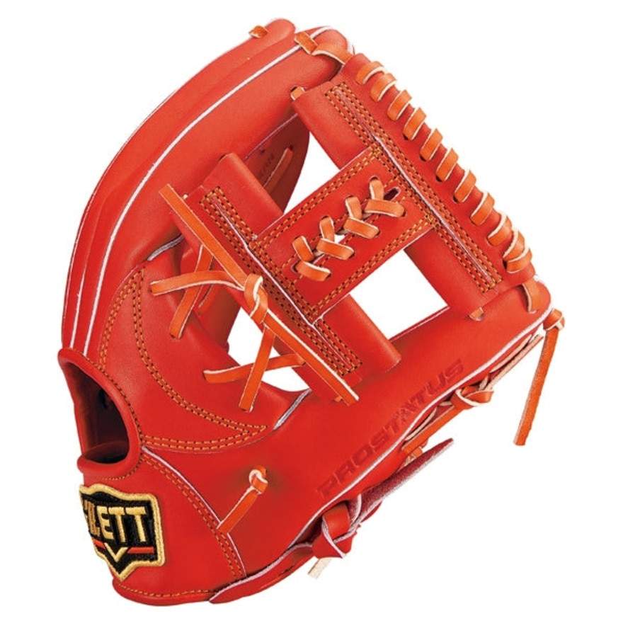 ゼット（ZETT）（メンズ）軟式用グラブ 内野手 二塁手・遊撃手用 野球グローブ 一般 プロステイタス BRGB30240-5800