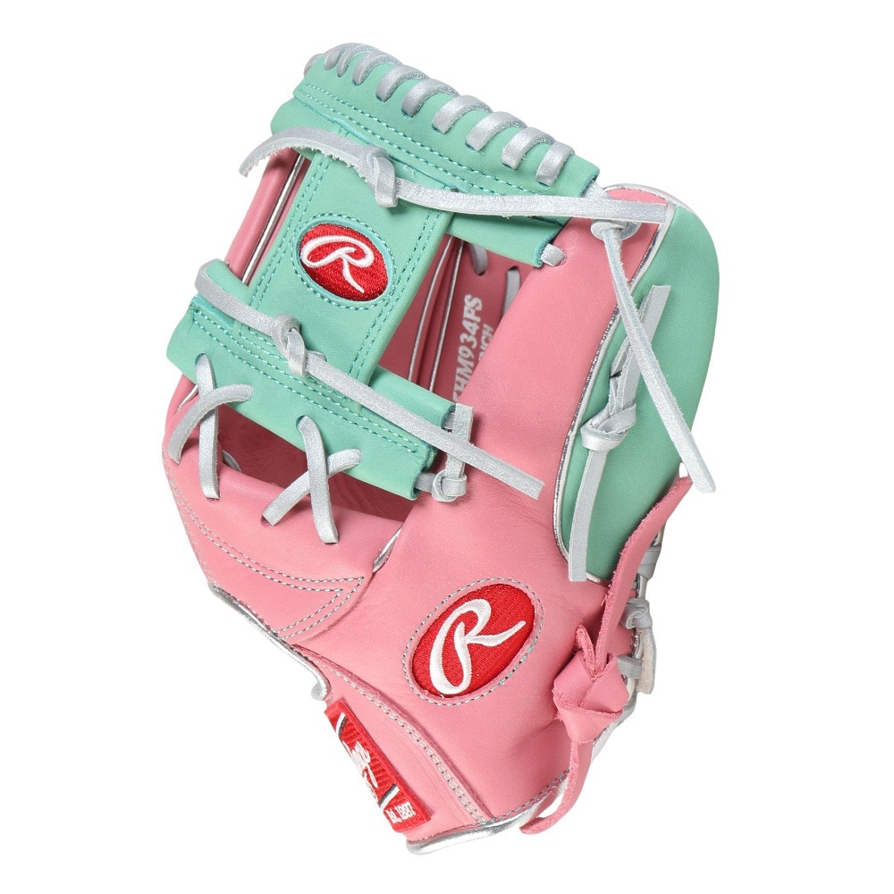 ローリングス（Rawlings）（メンズ）軟式用グラブ 内野手 野球グローブ 一般 HOH MLB カラー SYNC GR5HM934FS-PK/MINT