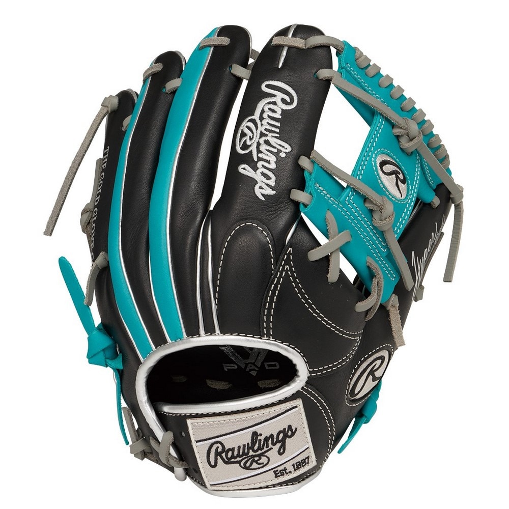 ローリングス（Rawlings）（メンズ）軟式用グラブ 内野手 野球グローブ 一般 HYPER TECH COLOR SYNC GR5HTCN62-B/MGRN