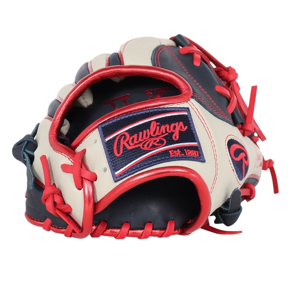 ローリングス（Rawlings）（メンズ）軟式用グラブ 内野手 野球グローブ 一般 HYPER TECH COLOR SYNC GR5HTCN62-N/SGRY