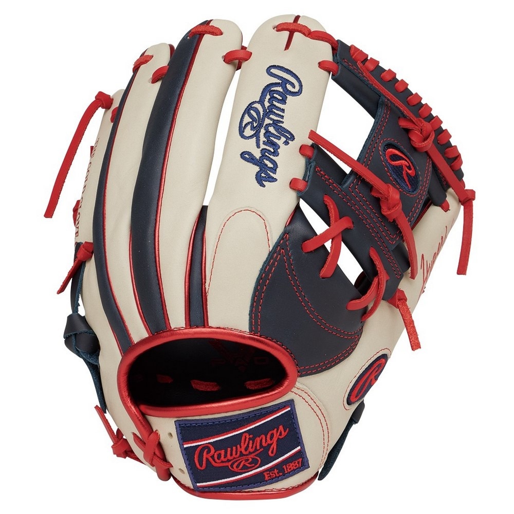 ローリングス（Rawlings）（メンズ）軟式用グラブ 内野手 野球グローブ 一般 HYPER TECH COLOR SYNC GR5HTCN62-N/SGRY