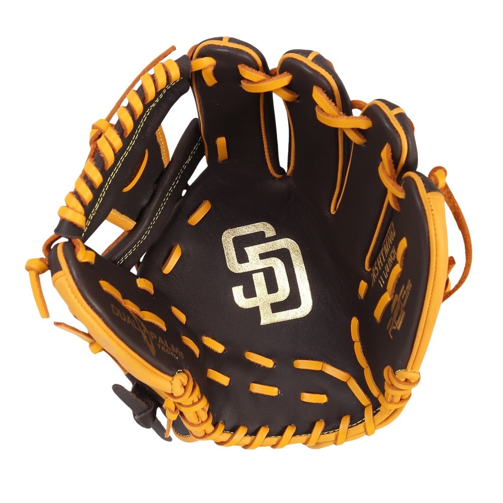 ローリングス（Rawlings）（メンズ）軟式用グラブ 内野手 野球グローブ 一般 ハイパーテック MLB チーム GR5HTMN62-SPD