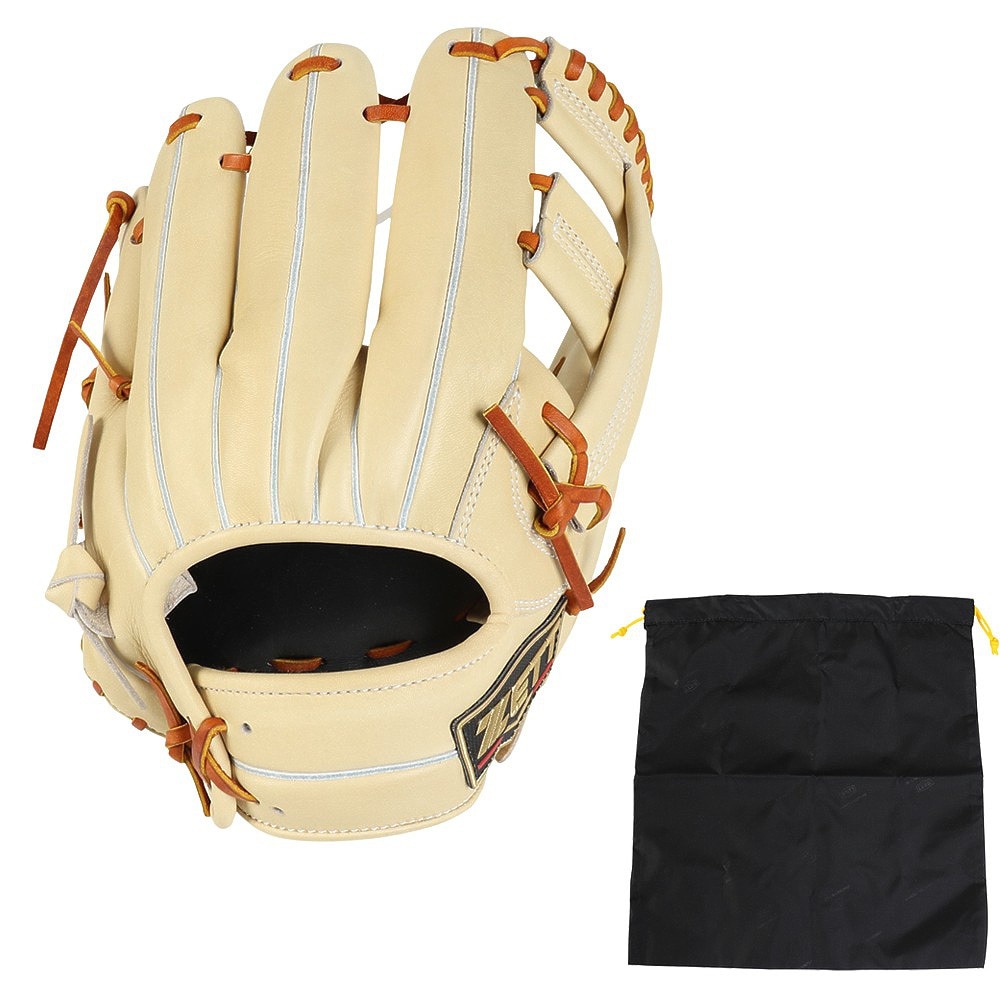 ゼット（ZETT）（メンズ）軟式用グラブ 内野手 野球グローブ 一般 プロステイタスSE BRGB265SG-3236
