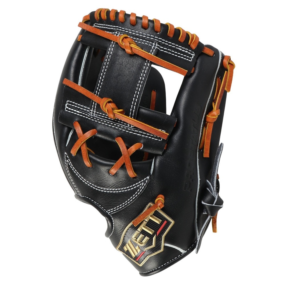 ゼット（ZETT）（メンズ）軟式用グラブ 内野手 野球グローブ 一般 プロステイタスSE BRGB765SG-1936