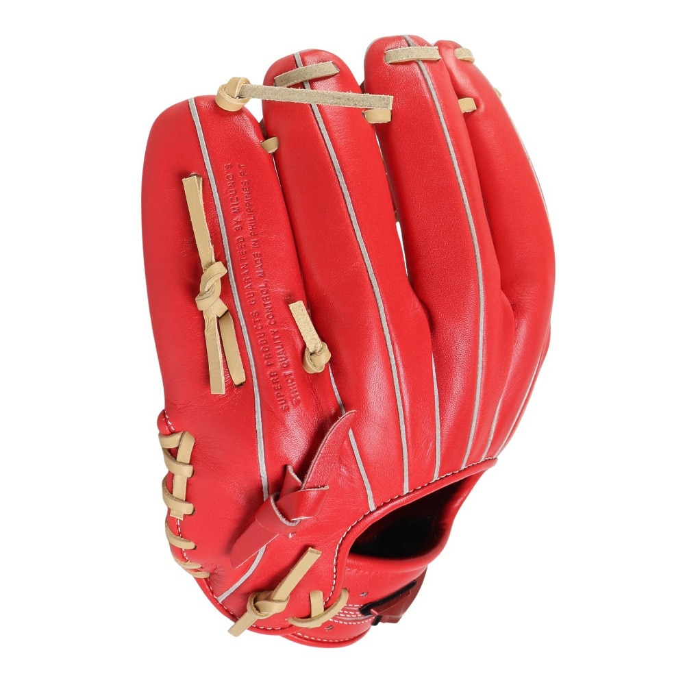 ミズノ（MIZUNO）（メンズ、レディース）軟式用グラブ 内野手 野球グローブ 一般 ウィルドライブ レッド IBE限定スペック 1AJGR33513 7080