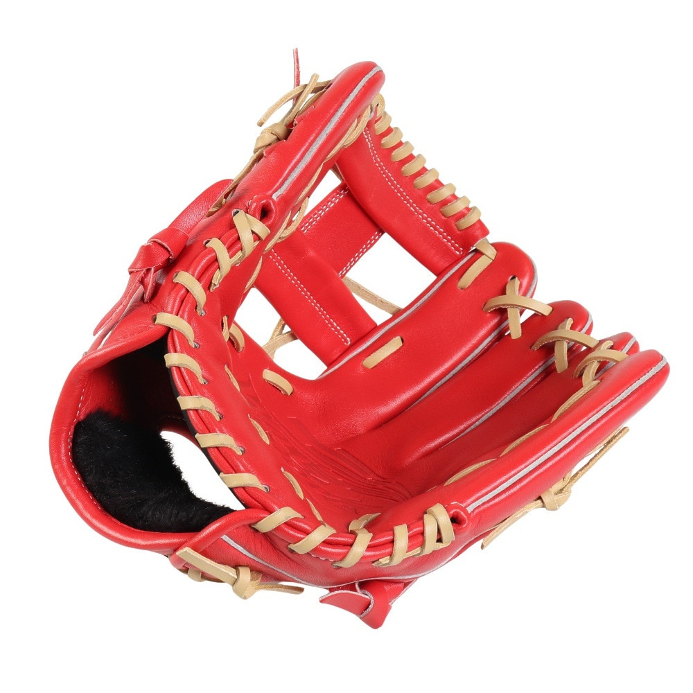 ミズノ（MIZUNO）（メンズ、レディース）軟式用グラブ 内野手 野球グローブ 一般 ウィルドライブ レッド IBE限定スペック 1AJGR33513 7080