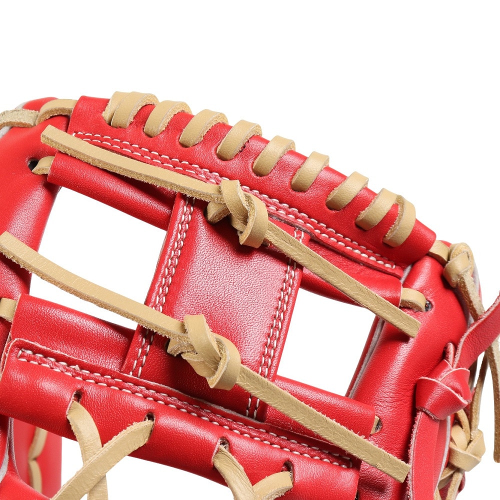 ミズノ（MIZUNO）（メンズ、レディース）軟式用グラブ 内野手 野球グローブ 一般 ウィルドライブ レッド IBE限定スペック 1AJGR33513 7080