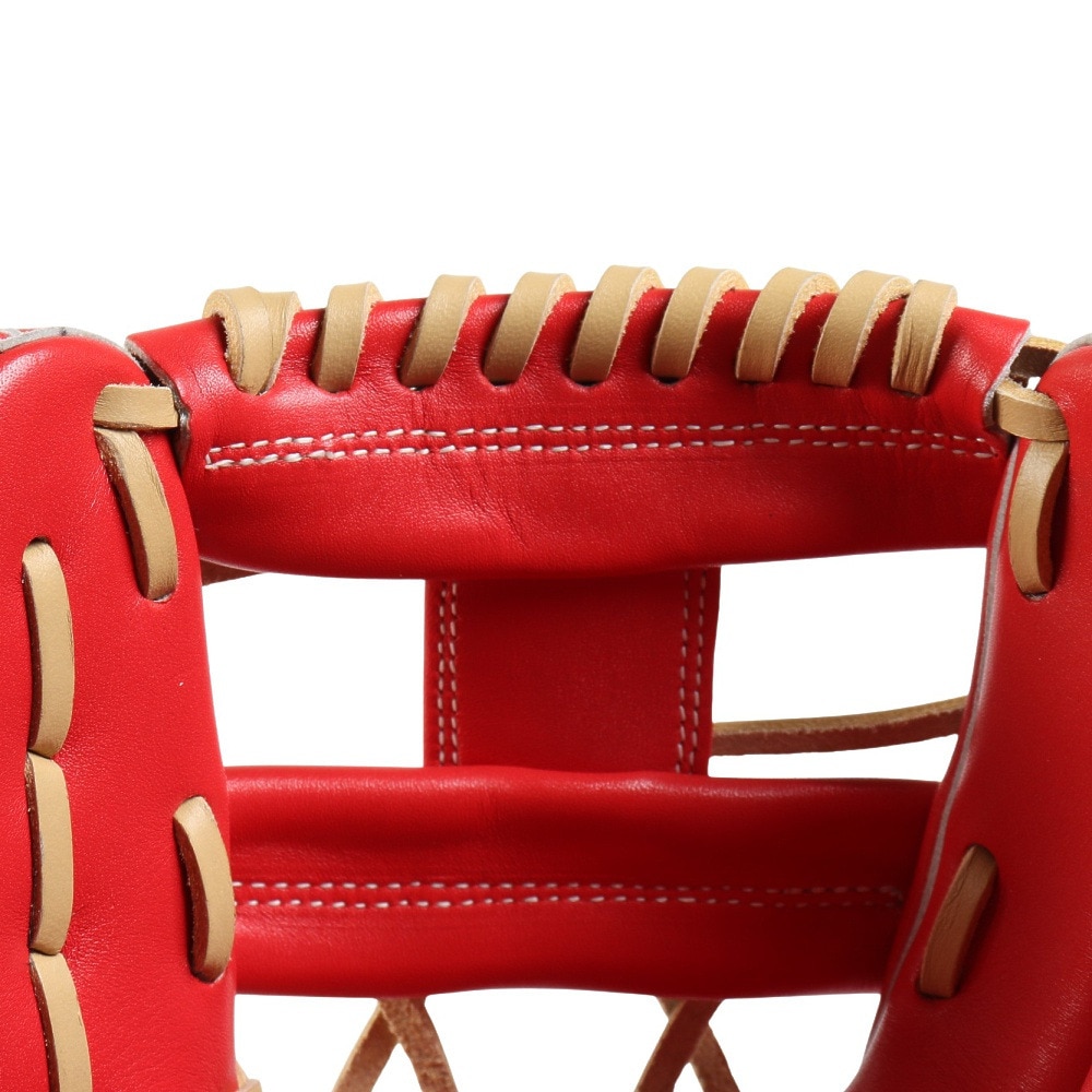 ミズノ（MIZUNO）（メンズ、レディース）軟式用グラブ 内野手 野球グローブ 一般 ウィルドライブ レッド IBE限定スペック 1AJGR33513 7080