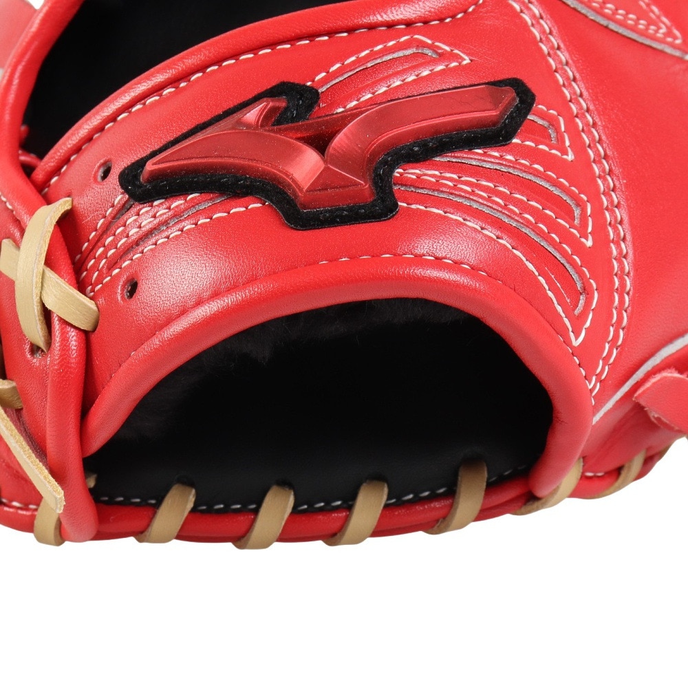 ミズノ（MIZUNO）（メンズ、レディース）軟式用グラブ 内野手 野球グローブ 一般 ウィルドライブ レッド IBE限定スペック 1AJGR33513 7080
