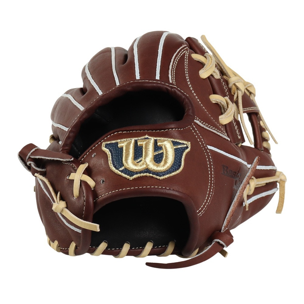 ウイルソン（Wilson）（メンズ、レディース）軟式用グラブ 内野手 野球グローブ 一般 BASIC LAB DUAL WBW103734