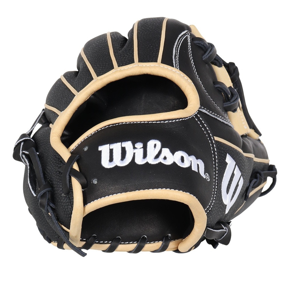Wilson 野球グローブ 黒/金 ウイルソン（Wilson）（メンズ）硬式用グラブ 内野手用 野球グローブ