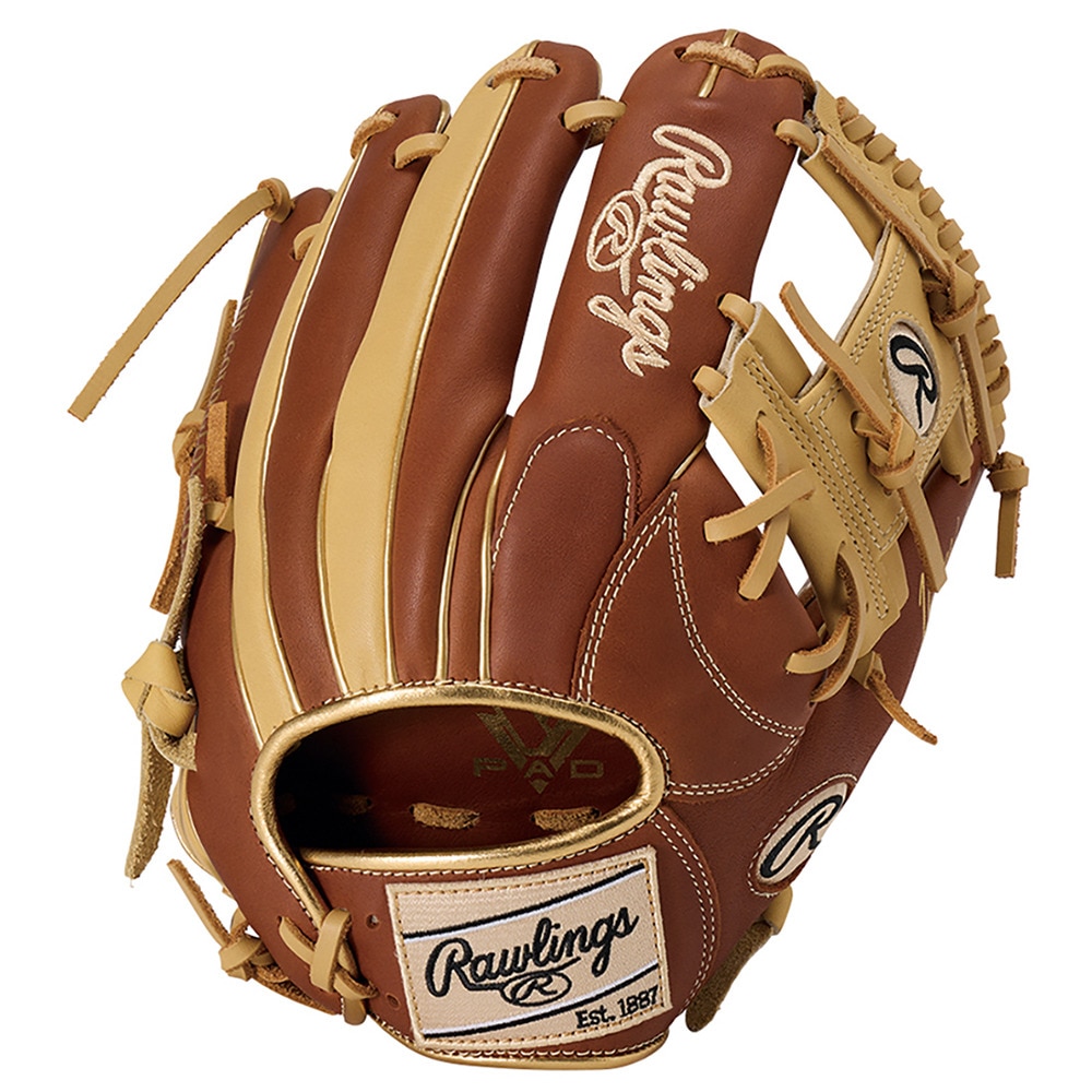 ローリングス（Rawlings）（メンズ）軟式用グラブ 内野手 野球グローブ 一般 ハイパーテック COLOR SYNC GR5FHTCN62-BR/CAM