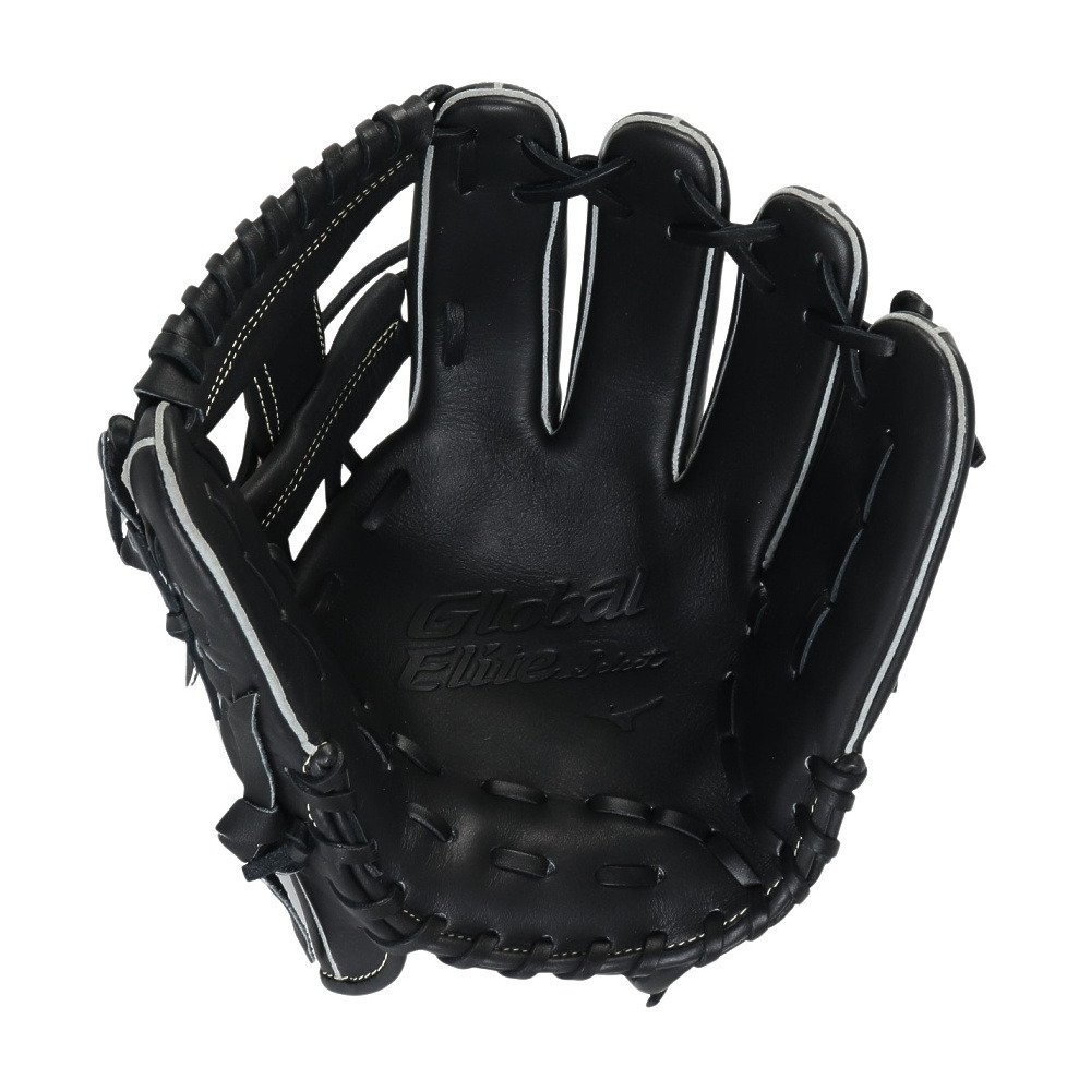 Mizuno グローバルエリート軟式野球グローブ 黒 ミズノ（MIZUNO）（メンズ、レディース）軟式用グラブ 内野手 野球