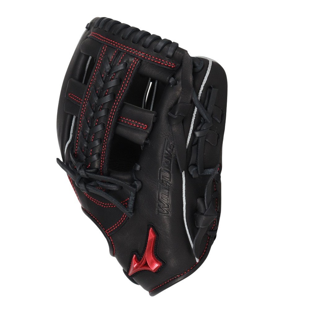 レッド×ブラック軟式内野手用グローブ ミズノ（MIZUNO）（メンズ）軟式用グラブ 内野手 野球グローブ 一般 NB