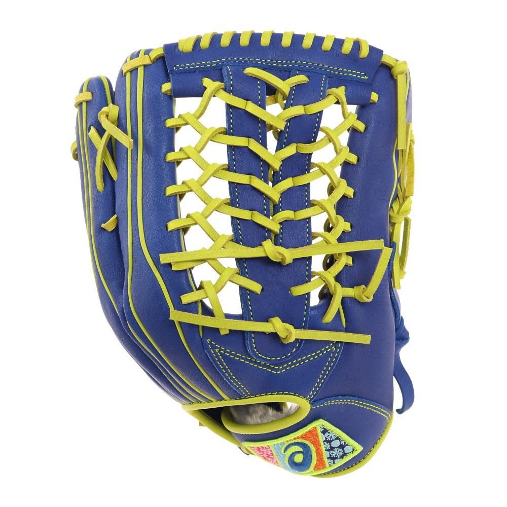 アシックス（ASICS）（メンズ）軟式用グラブ 外野手用 野球グローブ 一般 シキサイ カラーグラブ 3121A815.445