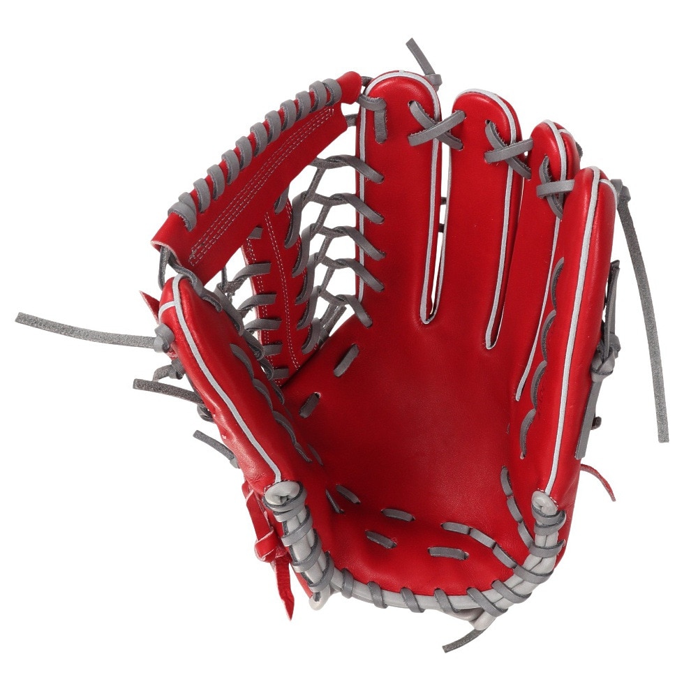 アトムズ（ATOMS）（メンズ）軟式用グラブ 外野手用 野球グローブ 一般 ANX-701 RED