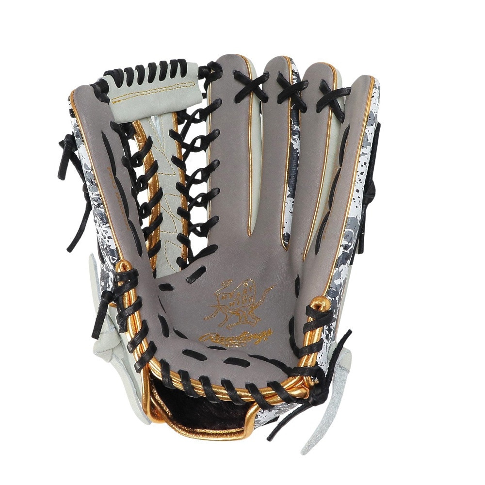 ローリングス（Rawlings）（メンズ）軟式用グラブ 外野手用 野球グローブ 一般 BLIZZARD & Wizard 01  GR3HOB88MG-GRY