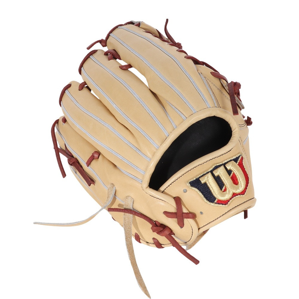 ウイルソン（Wilson）（メンズ）軟式用グラブ 外野手用 野球グローブ 一般 BASICLAB デュアル D8型 WBW101597