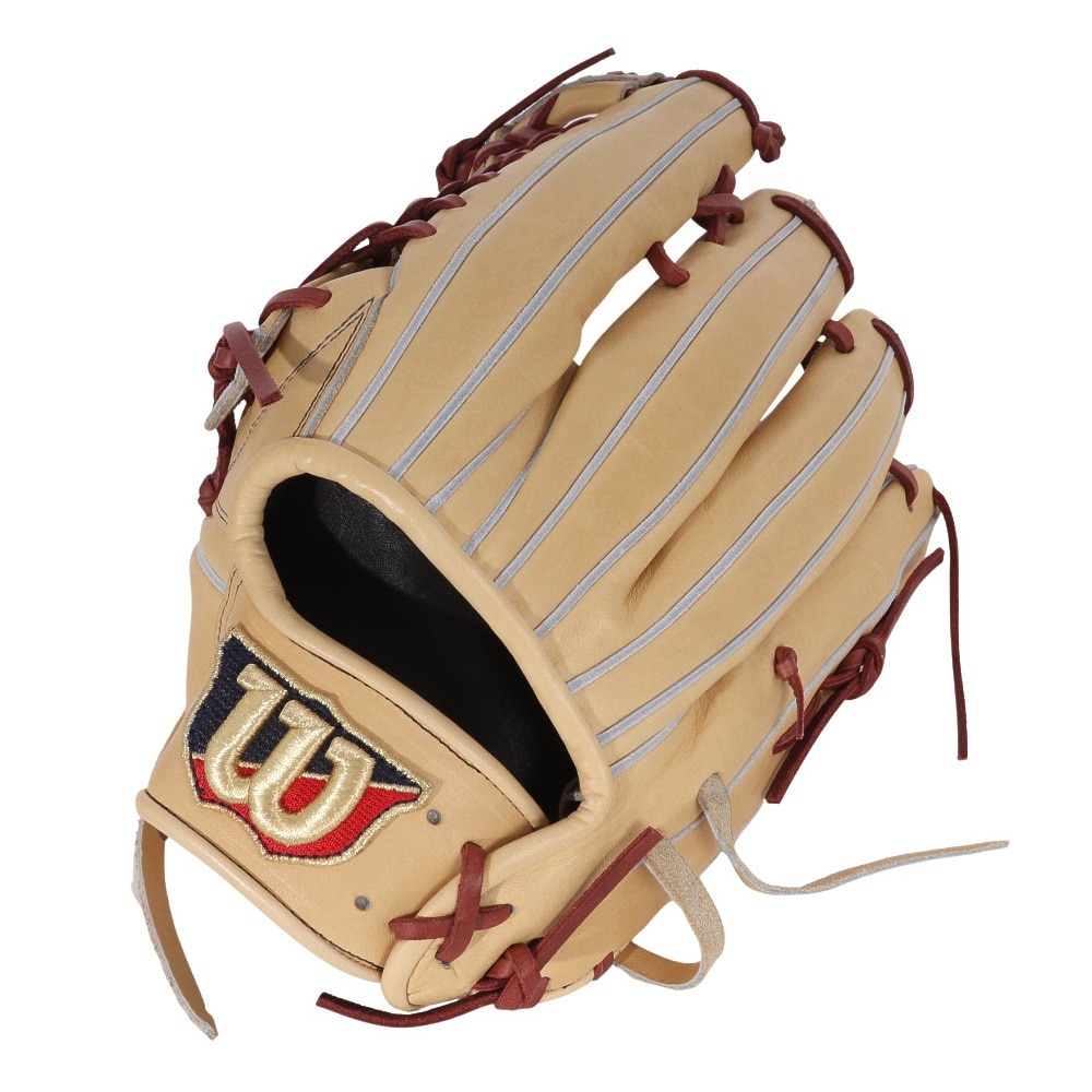 ウイルソン（Wilson）（メンズ）軟式用グラブ 外野手用 野球グローブ 一般 BASICLAB デュアル D8型 WBW101598