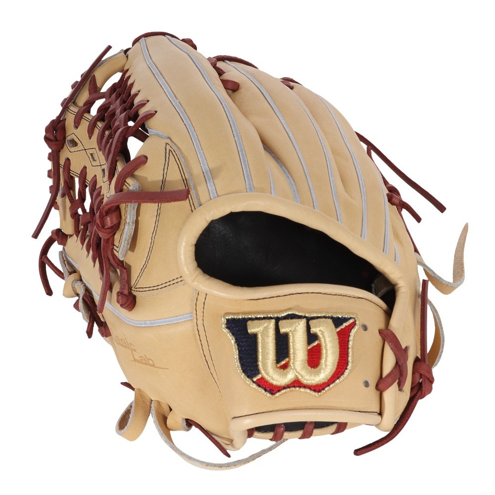 ウイルソン（Wilson）（メンズ）軟式用グラブ 外野手用 野球グローブ 一般 BASICLAB デュアル D8型 WBW101598