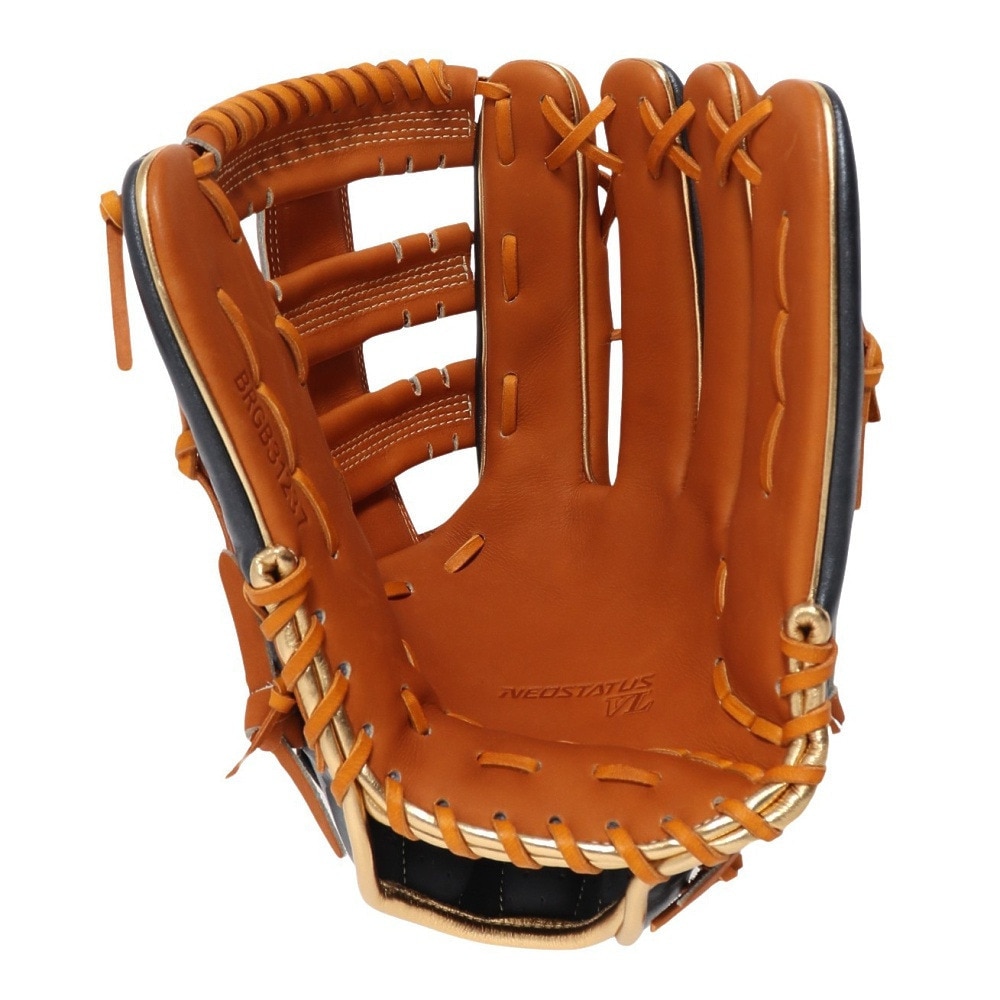 ゼット（ZETT）（メンズ）軟式用グラブ 外野手用 野球グローブ 一般 ネオステイタス BRGB31237-3419