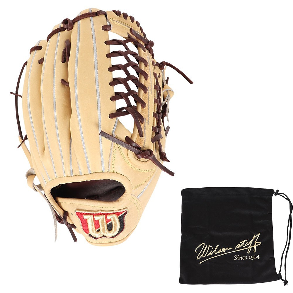 ウイルソン（Wilson）（メンズ）軟式用グラブ 外野手用 軟式用 Wilson Staff デュアル 外野手用 D8S型 12.25 WBW101718