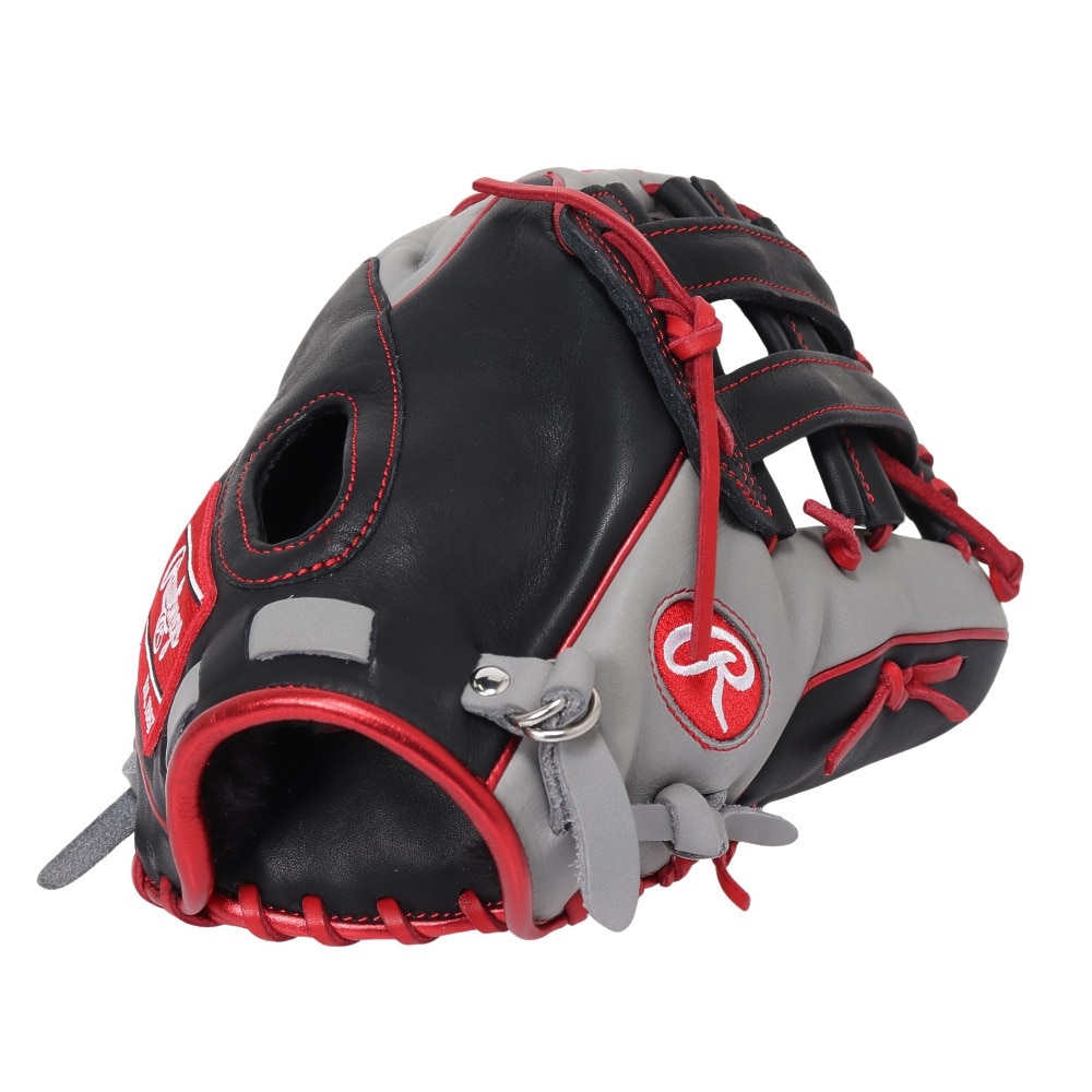 ローリングス（Rawlings）（メンズ）軟式用グラブ 外野手用 野球グローブ 一般 MLBカラーシンク GR4HMY795FW-B/GRY