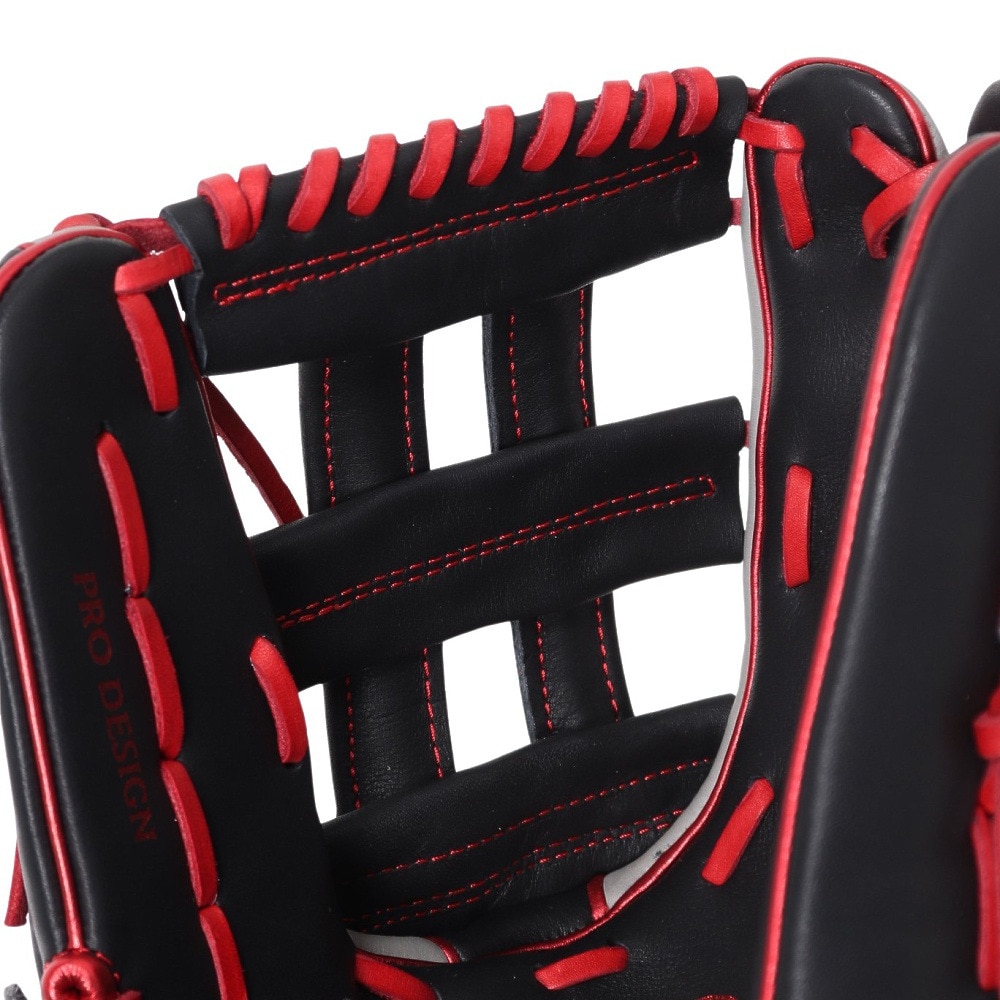 ローリングス（Rawlings）（メンズ）軟式用グラブ 外野手用 野球グローブ 一般 MLBカラーシンク GR4HMY795FW-B/GRY