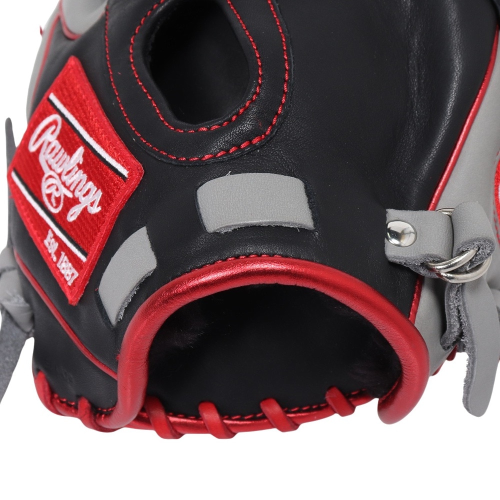 ローリングス（Rawlings）（メンズ）軟式用グラブ 外野手用 野球グローブ 一般 MLBカラーシンク GR4HMY795FW-B/GRY