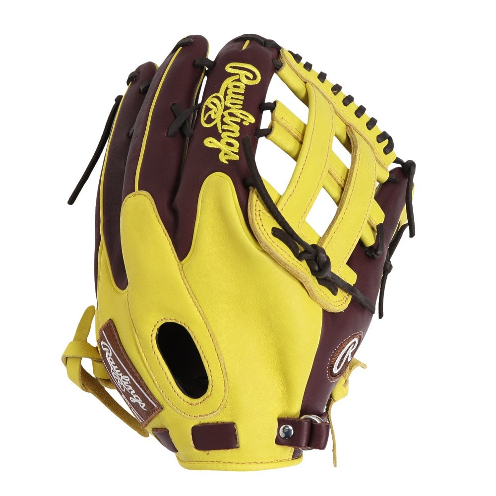 ローリングス（Rawlings）（メンズ）軟式用グラブ 外野手用 野球グローブ 一般 HOH MLB カラーシンク GR4HMY795FW-CHO/Y