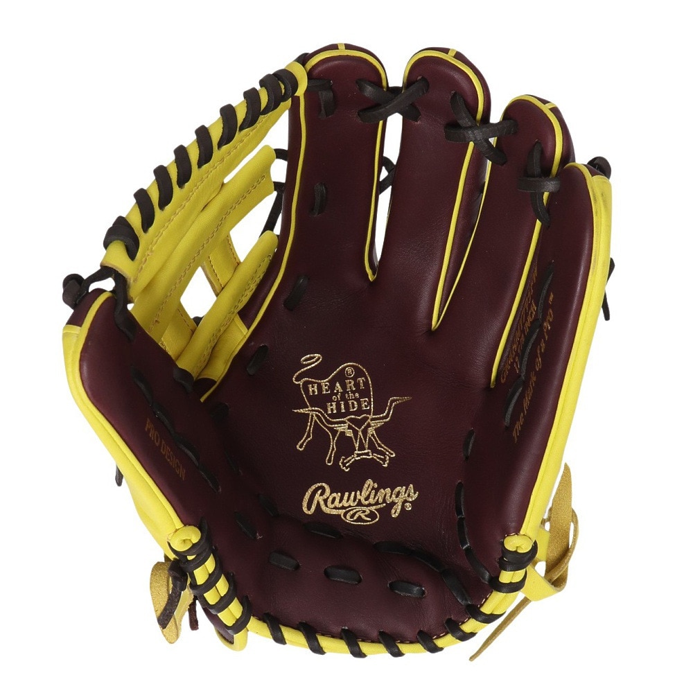 ローリングス（Rawlings）（メンズ）軟式用グラブ 外野手用 野球グローブ 一般 HOH MLB カラーシンク GR4HMY795FW-CHO/Y