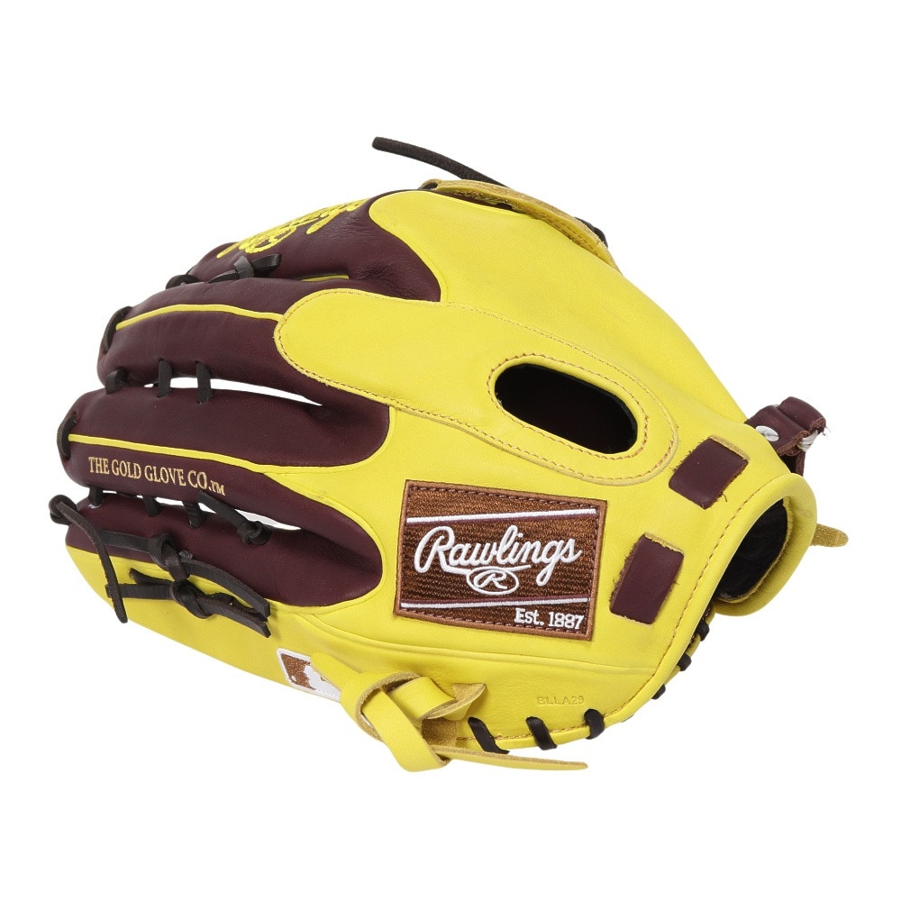 ローリングス（Rawlings）（メンズ）軟式用グラブ 外野手用 野球グローブ 一般 HOH MLB カラーシンク GR4HMY795FW-CHO/Y