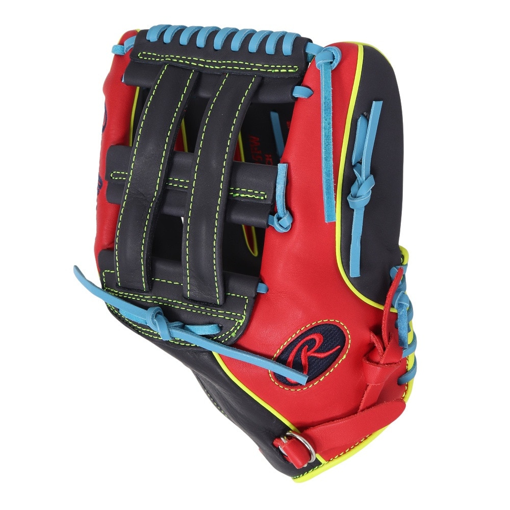 ローリングス（Rawlings）（メンズ）軟式用グラブ 外野手用 野球グローブ 一般 MLBカラーシンク GR4HMY795FW-N/SC