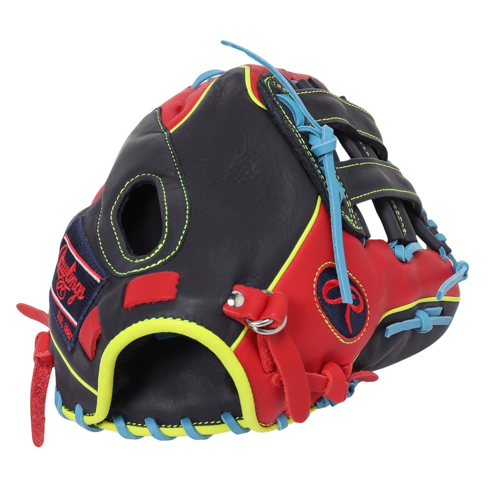 ローリングス（Rawlings）（メンズ）軟式用グラブ 外野手用 野球グローブ 一般 MLBカラーシンク GR4HMY795FW-N/SC