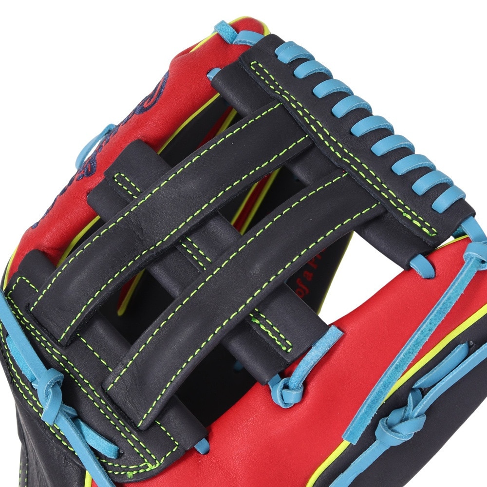 ローリングス（Rawlings）（メンズ）軟式用グラブ 外野手用 野球グローブ 一般 MLBカラーシンク GR4HMY795FW-N/SC