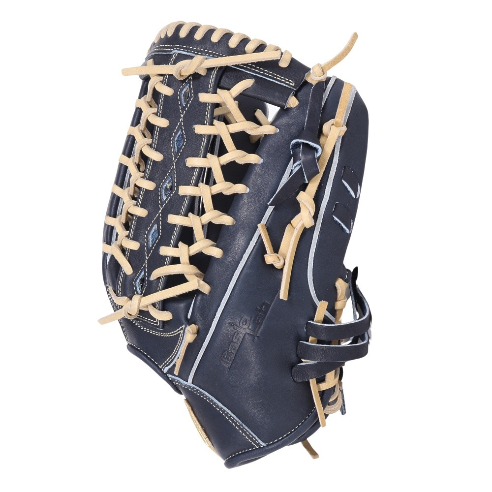 ウイルソン（Wilson）（メンズ）軟式用グラブ 外野手用 野球グローブ 一般 ベーシック Lab DUAL D8型 Wブラック WBW102375