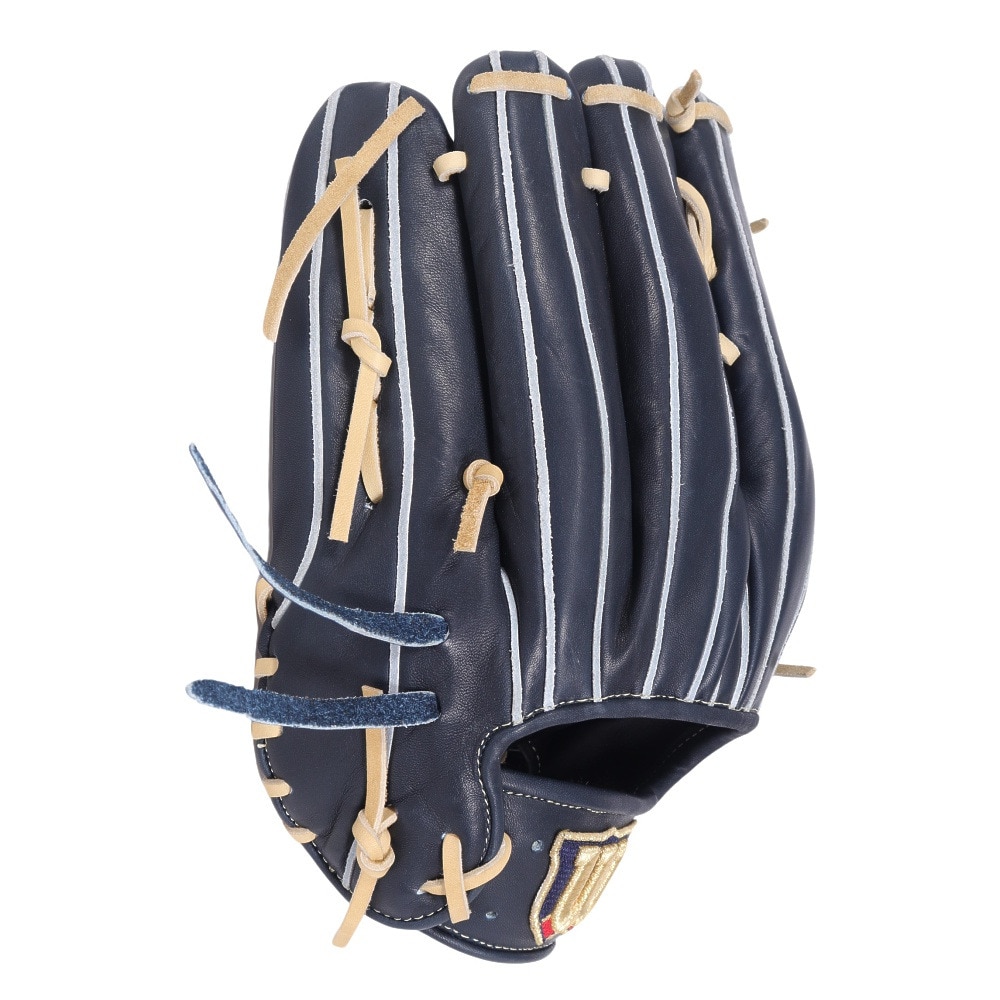 ウイルソン（Wilson）（メンズ）軟式用グラブ 外野手用 野球グローブ 一般 ベーシック Lab DUAL D8型 Wブラック WBW102375