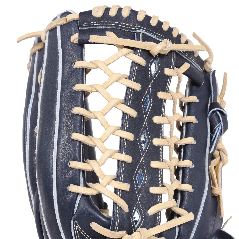 ウイルソン（Wilson）（メンズ）軟式用グラブ 外野手用 野球グローブ 一般 ベーシック Lab DUAL D8型 Wブラック WBW102375